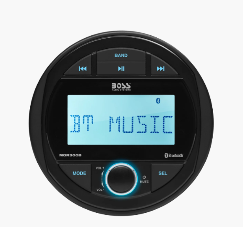 BOSS AUDIO SYSTEMS MGR300B - Ricevitore Marino Bluetooth IPX5, AM/FM, Per Barche E Gommoni, Impermeabile - Foto 7