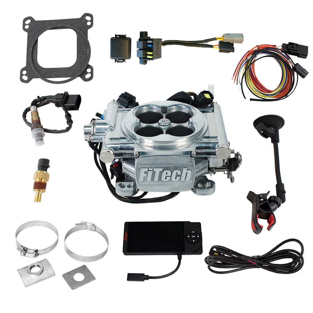 FiTech Fuel Injection 30001 - FiTech - Go EFI 4 600 HP Bright Aluminum ...