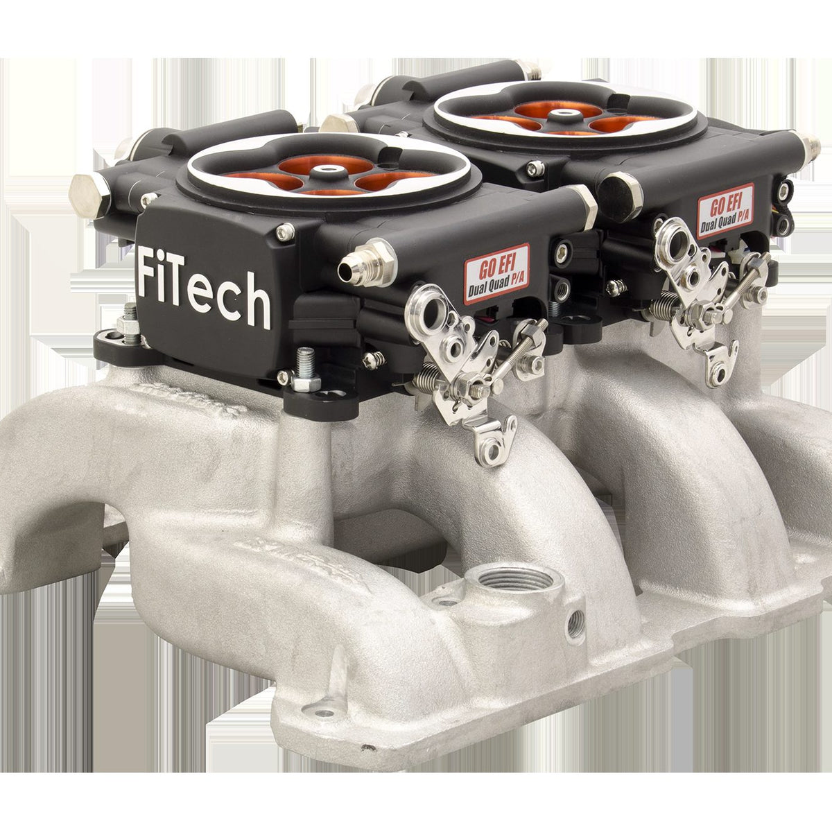 FiTech Fuel Injection 30064 - FiTech - Go EFI 2x4 1200 HP Matte Black ...