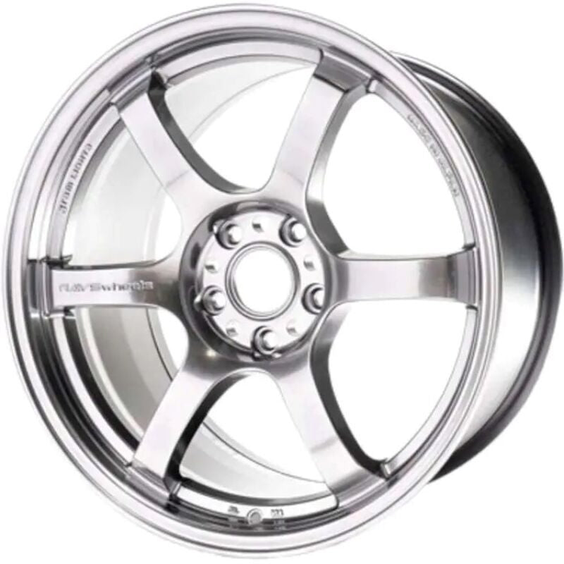 Gram Pre Racing Gram Lights WGIQ22EQNK - 57DR 17x9.0 +22 5x114.3 Grace Silver Wheel ...