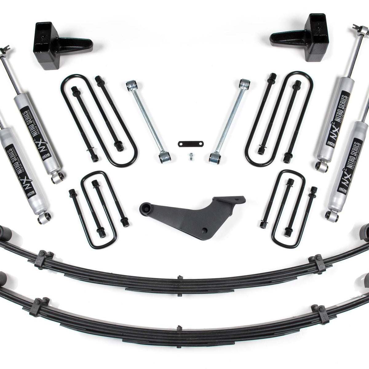 BDS Suspension BDS314H - 4 Inch Lift Kit Ford F250/F350 Super Duty 99 ...