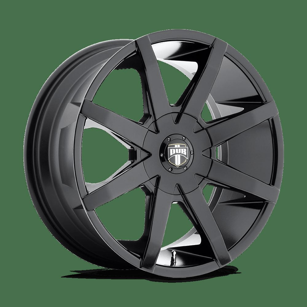 Dub Racing Dub S1102295F6+32 - S110 Push 22X9.5 Gloss Black – Complete Street ...