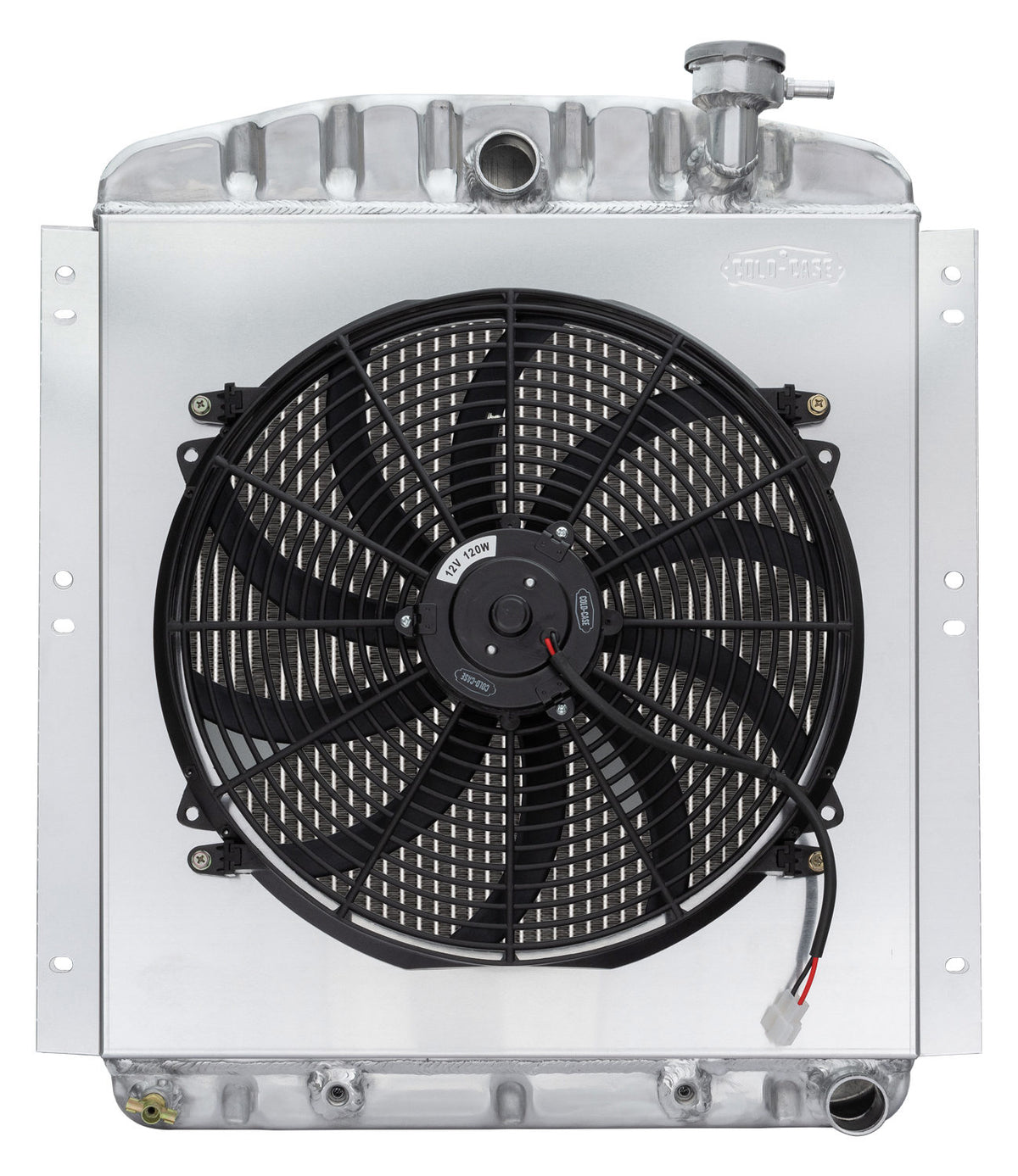 Gmc White Radiator Cold Case Radiators GMT559AK - 48-54 GMC Truck Aluminum Radiator 16 in ...