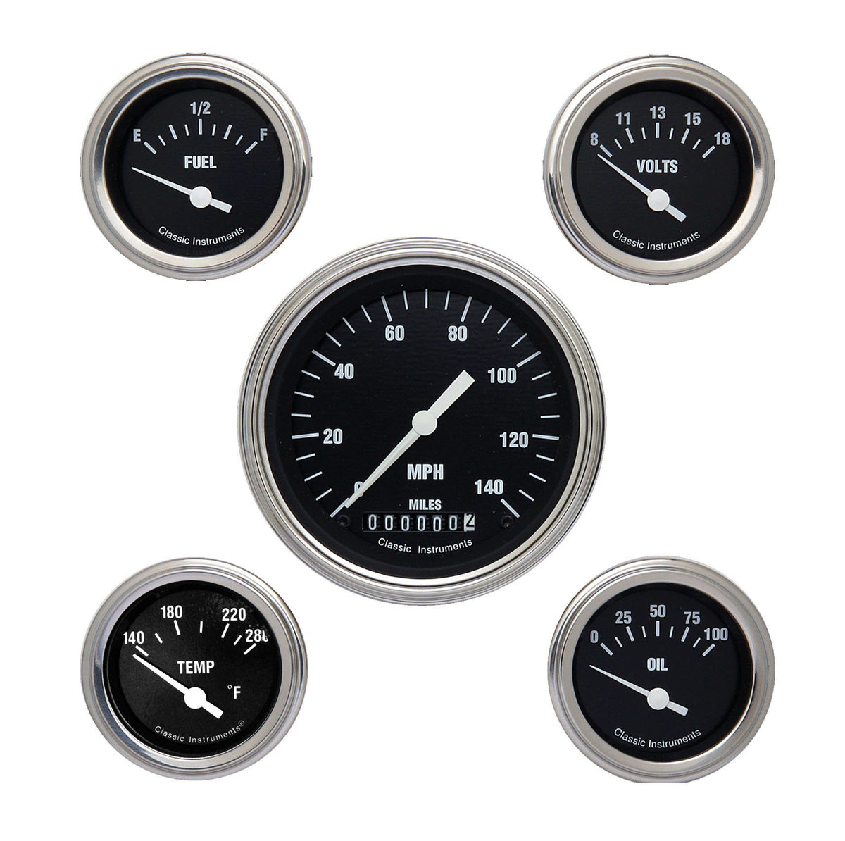 Classic Instruments HR00SLF - Hot Rod Series – Complete Street Performance