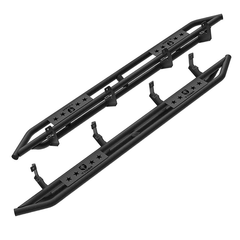 Auto Step Rails TYGER Auto TG-AM2C20248 - Side Step Rails Nerf Bars Running Boards Kit ...
