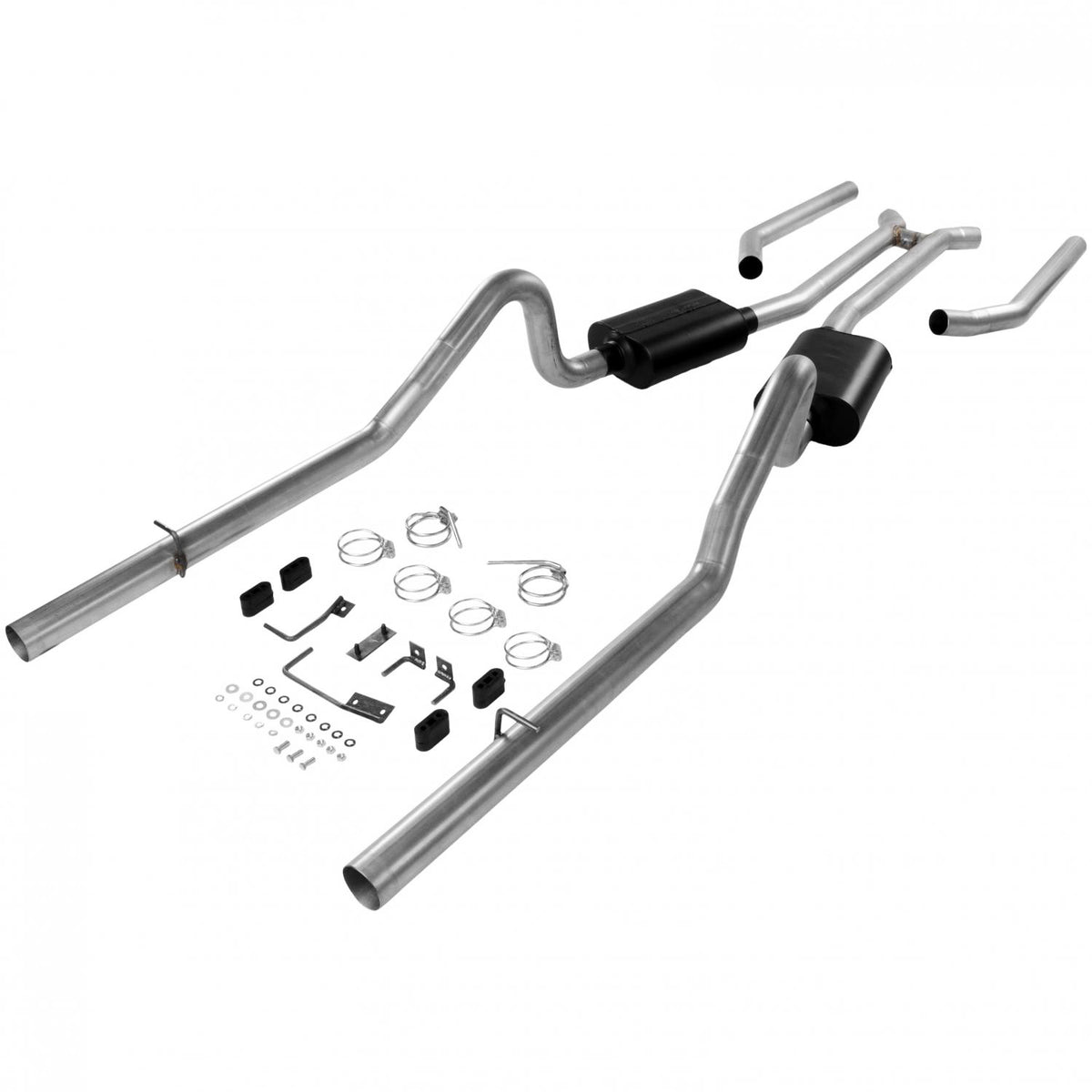 Flowmaster 17382 - Header-back System - Dual Rear Exit - Delta Force ...