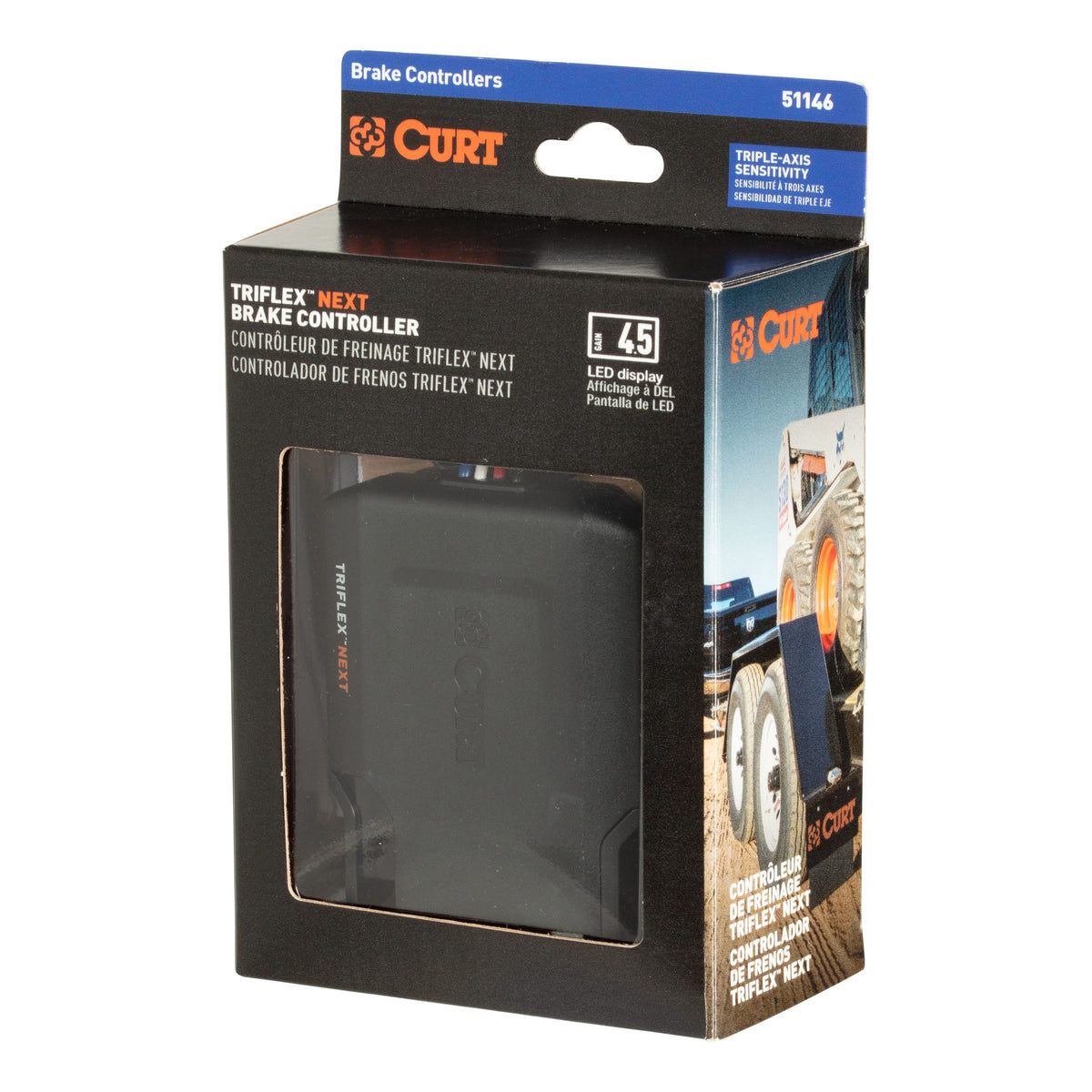 51146 CURT 51146 - TriFlex NEXT Trailer Brake Controller Proportional ...