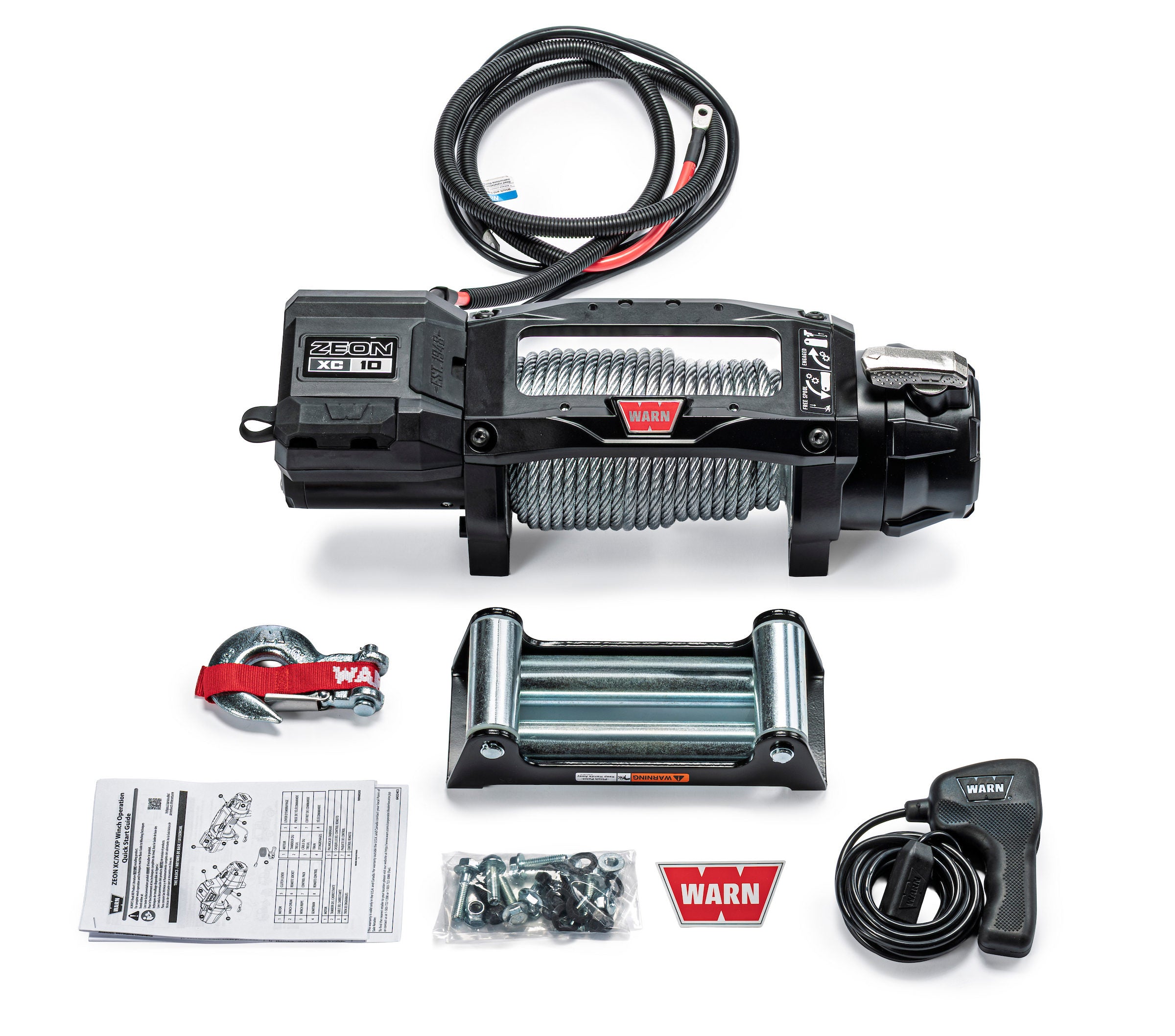 Warn 110410 - Zeon XC 10 Winch 10000 lb. w/Wire Rope – Complete