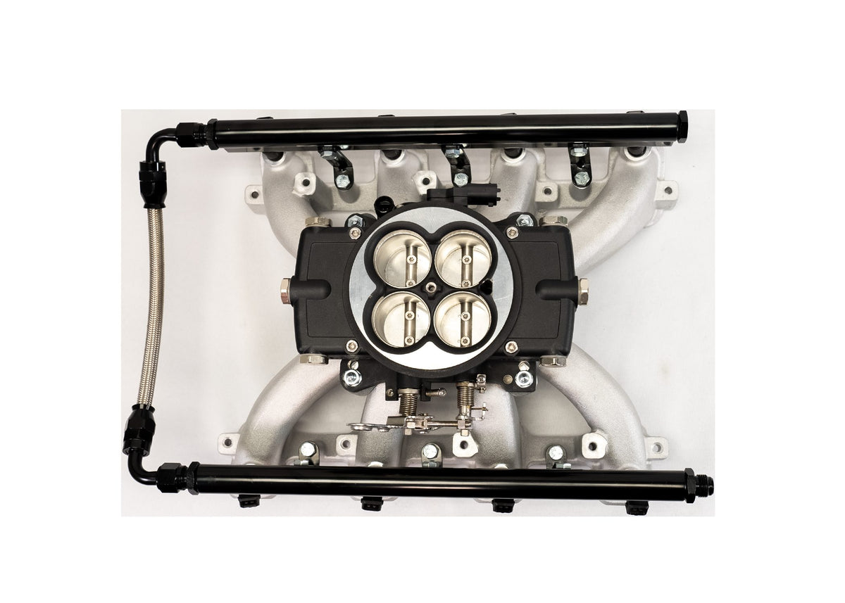Port Injection Ls FiTech Fuel Injection 37002 - FiTech - Retro LS Port 750 HP EFI Matte ...