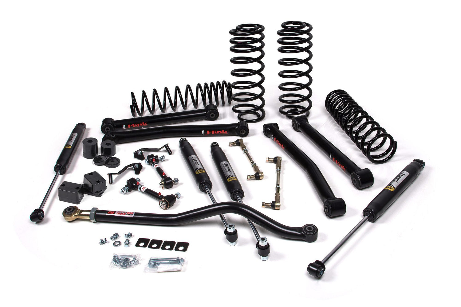 J Spec Racing JKS JSPEC123K - 2018-2024 Jeep Wrangler JL J-Konnect 3.5 Inch Lift Kit ...
