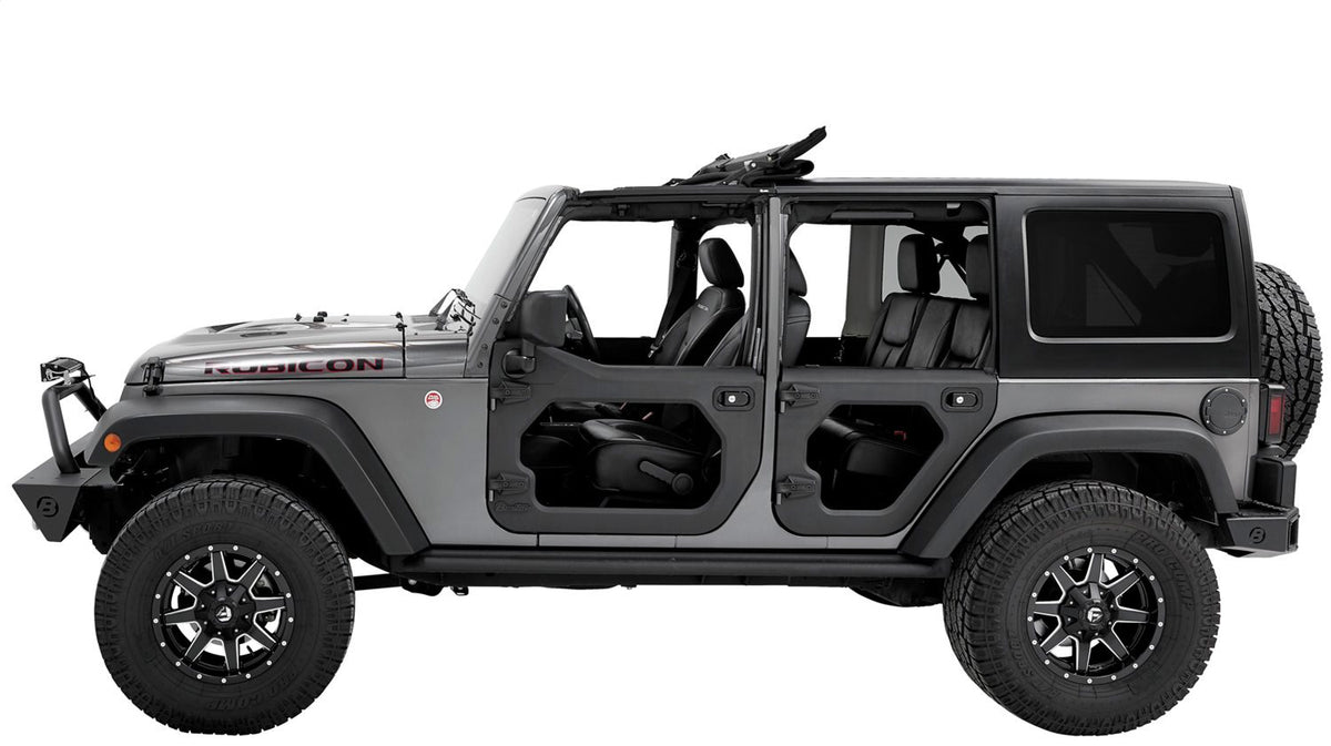Bestop 51733-17 - Upper Fabric Half Doors – Complete Street Performance