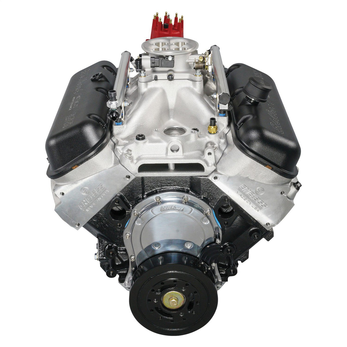 Flo Rule Engine Edelbrock 48557 - Musi 555 Pro-Flo 4 EFI Big-Block Chevy Crate Engine ...