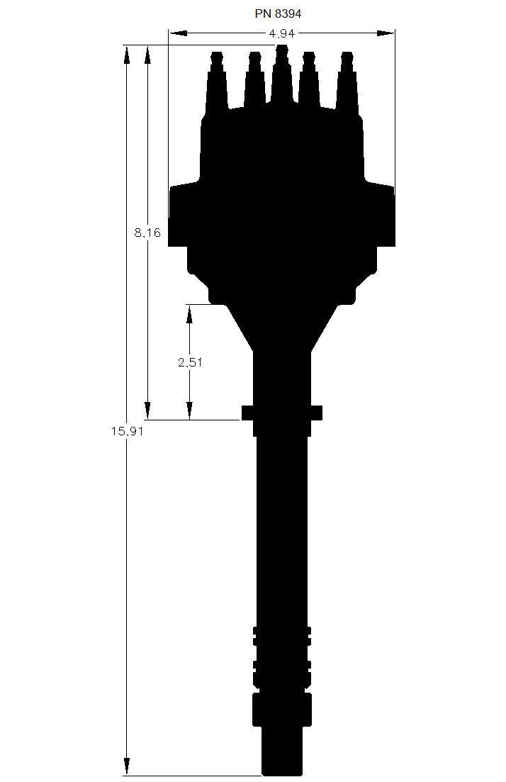 MSD 8394 - Pro-Billet Distributor – Complete Street Performance