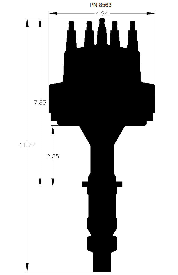 MSD 8563 - Pro-Billet Distributor – Complete Street Performance
