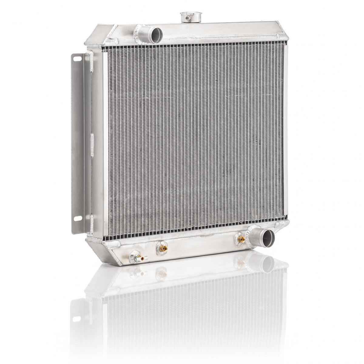 Be-Cool Radiators 62257 - Downflow Radiator Factory-Fit Natural Finish ...