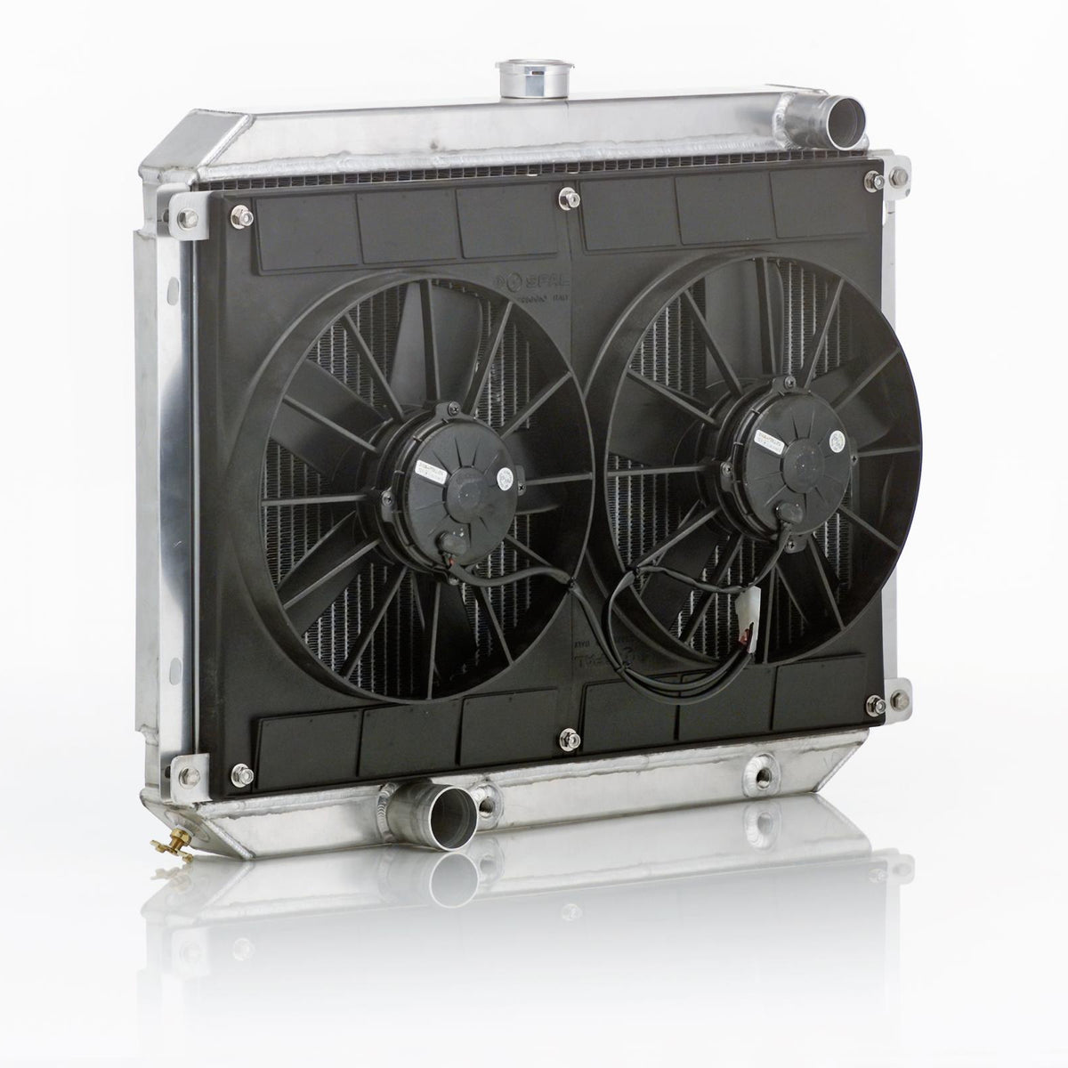 Be-Cool Radiators 83263 - Downflow Radiator Module Factory-Fit Polishe ...