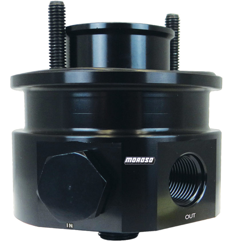 Moroso 23701 - Chevrolet Big Block Oil Filter Adapter - Sandwich - Acc ...