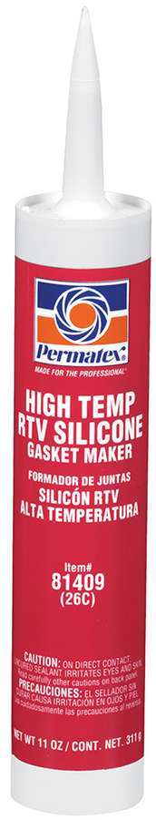 Permatex 81409 - Hi-Temp RTV Silicone Red 11oz Cartridge – Complete ...